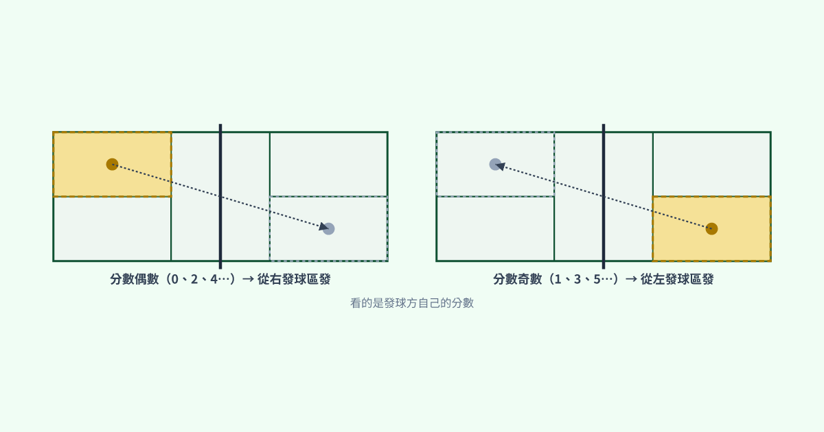 羽球單打規則完整版：場地、發球區、計分整合一次搞懂