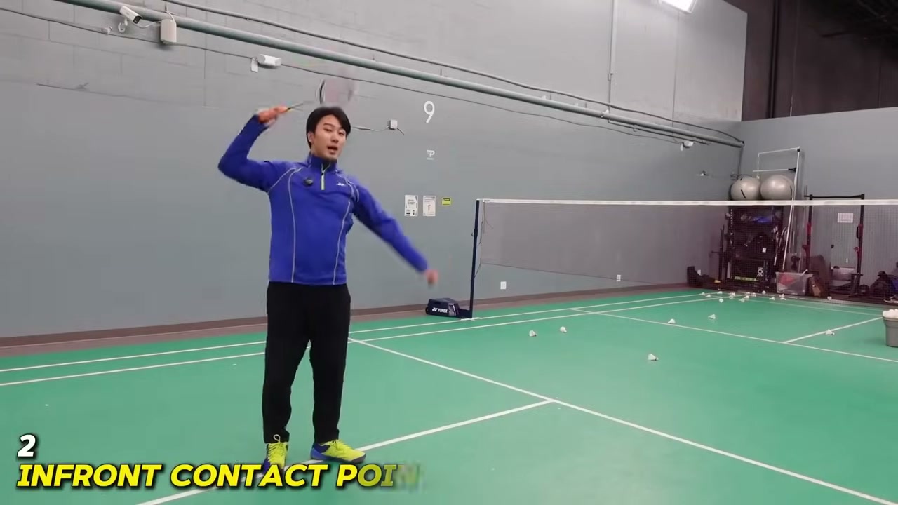 駱建佑的超前擊球與穩定落地