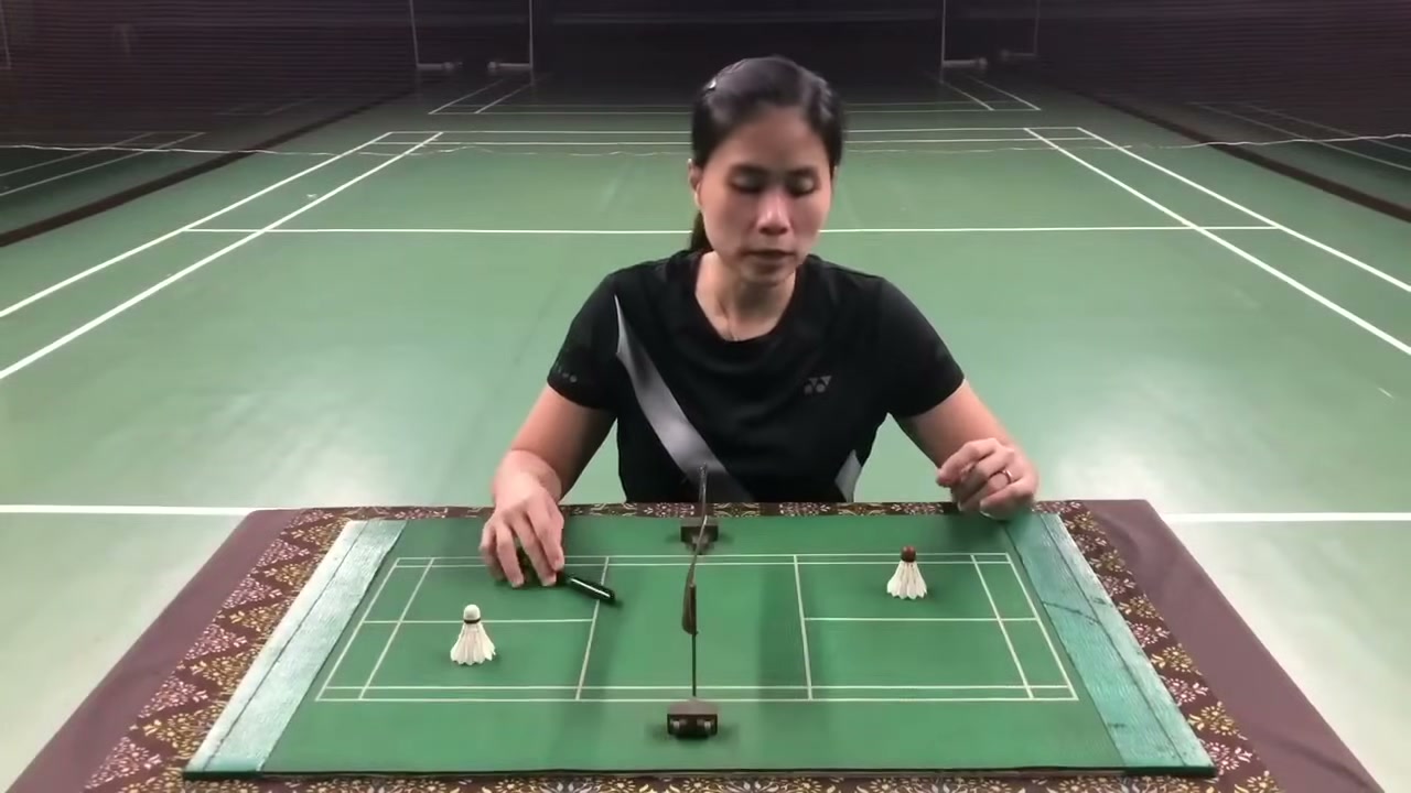 羽毛球落點判斷：球頭觸線即為界內