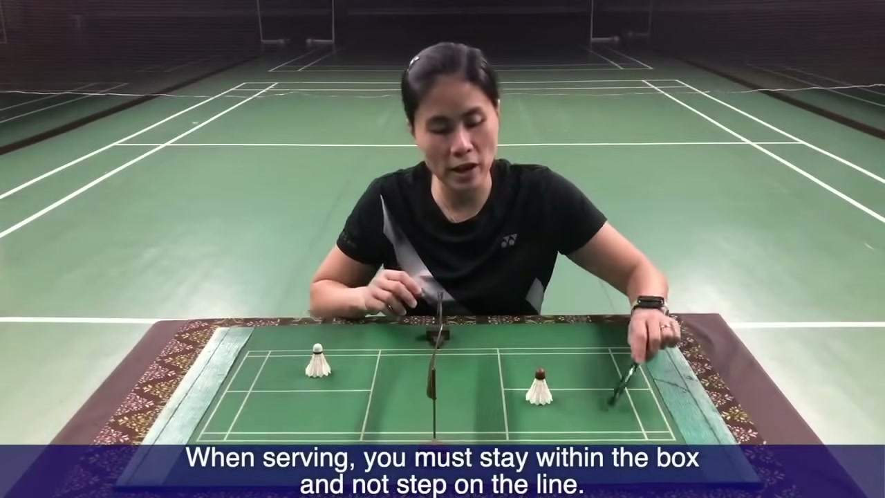 發球與接發球站位