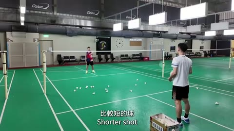 前場正手短球點放練習