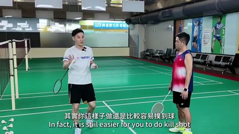 網前擊球技術優於肌力