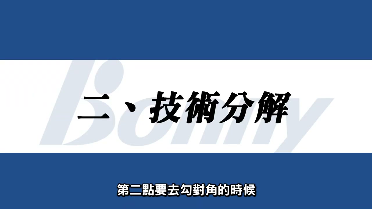 網前勾對角擊球點與空間掌握 (原則)