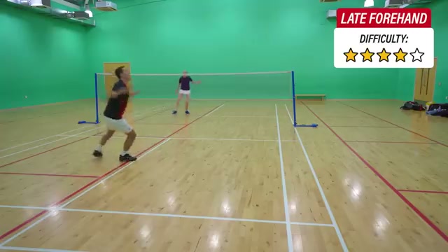 反手遲擊球 (Late Backhand)