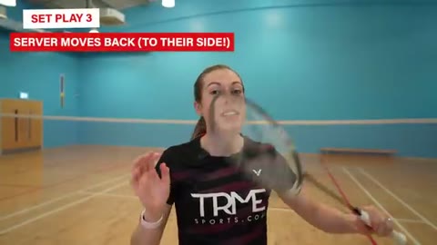 高遠平抽發球 (Flick Serve to Tramline, Attacking Rear-Court)